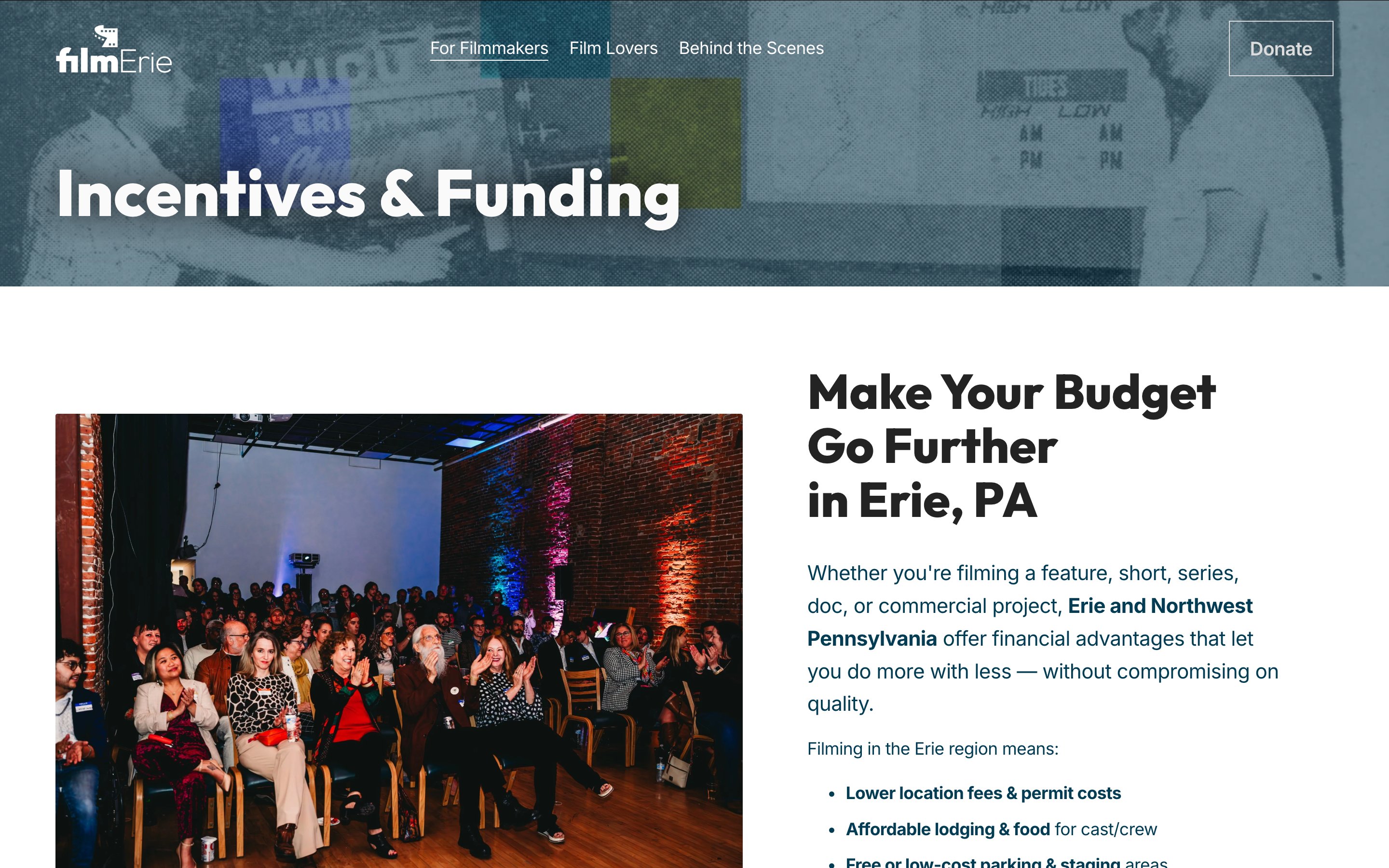 A look that highlights the region